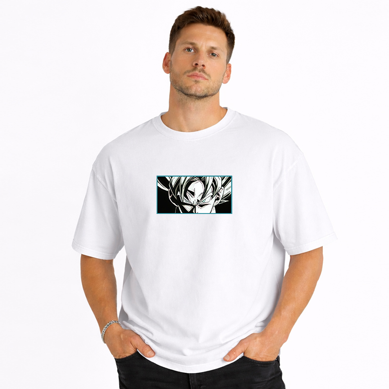 Dragon Ball Anime Gohan Cartoon Print Cotton T-Shirt