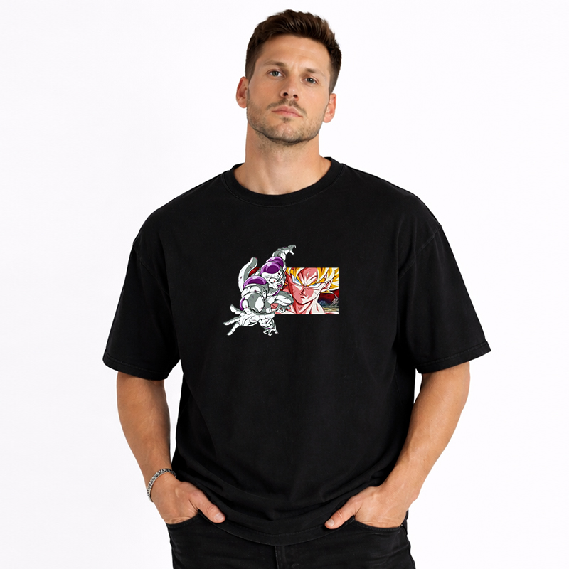 Dragon Ball Anime Goku Cartoon Print Cotton T-Shirt