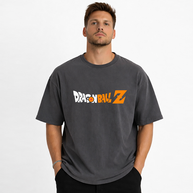 Dragon Ball Anime Goku Cartoon Print Cotton T-Shirt