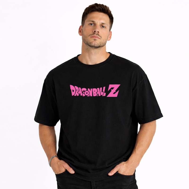 Dragon Ball Anime Majin Buu Cartoon Print Cotton T-Shirt