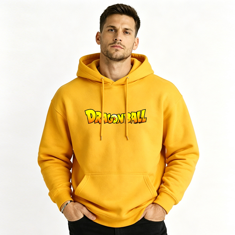 Dragon Ball Anime Goku Cartoon Print Cotton Hoodie