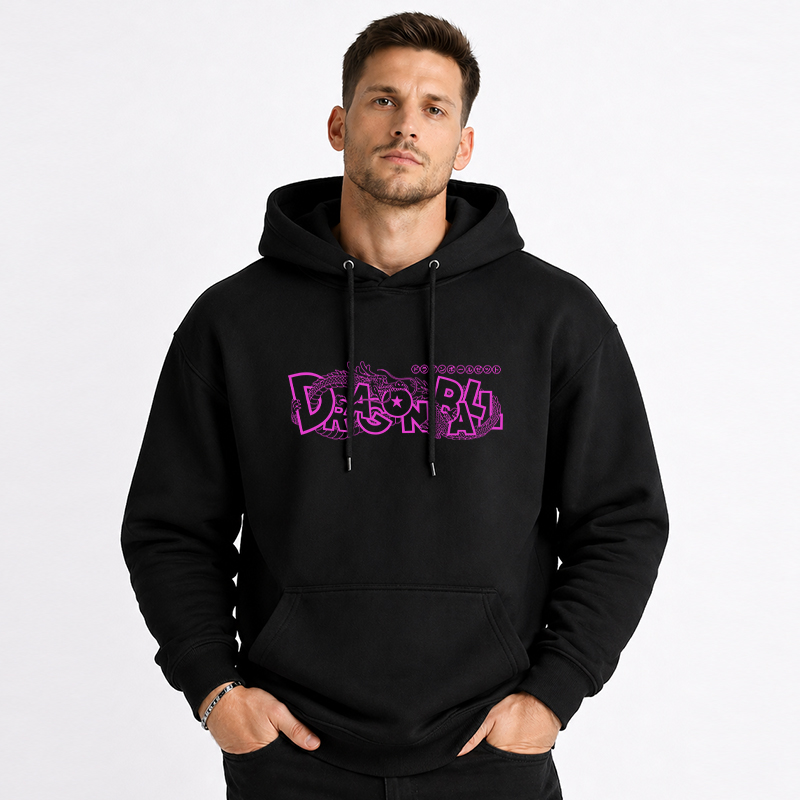 Dragon Ball Anime Majin Buu Cartoon Print Cotton Hoodie