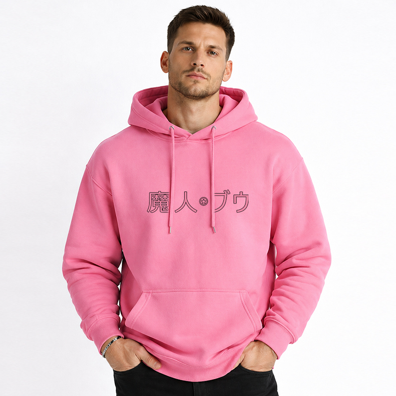Dragon Ball Anime Majin Buu Cartoon Print Cotton Hoodie