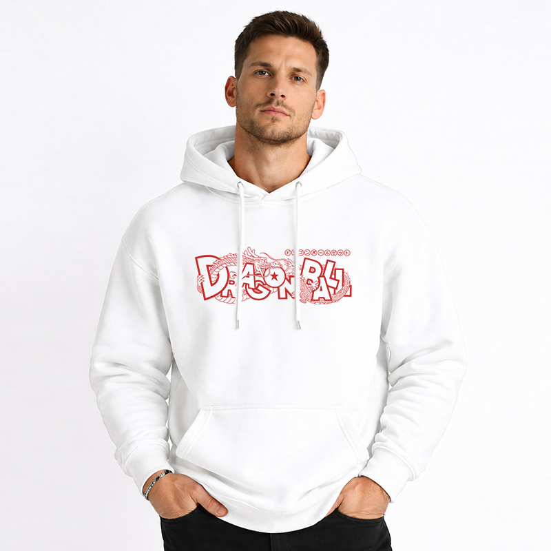 Dragon Ball Anime Goku Cartoon Print Cotton Hoodie