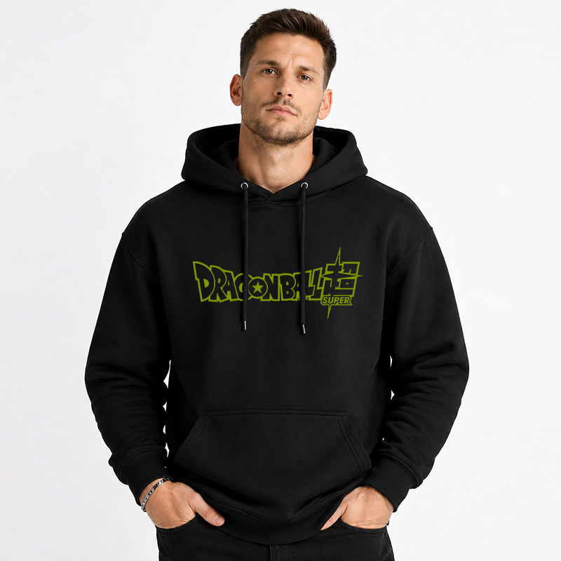 Dragon Ball Anime Broly Cartoon Print Cotton Hoodie