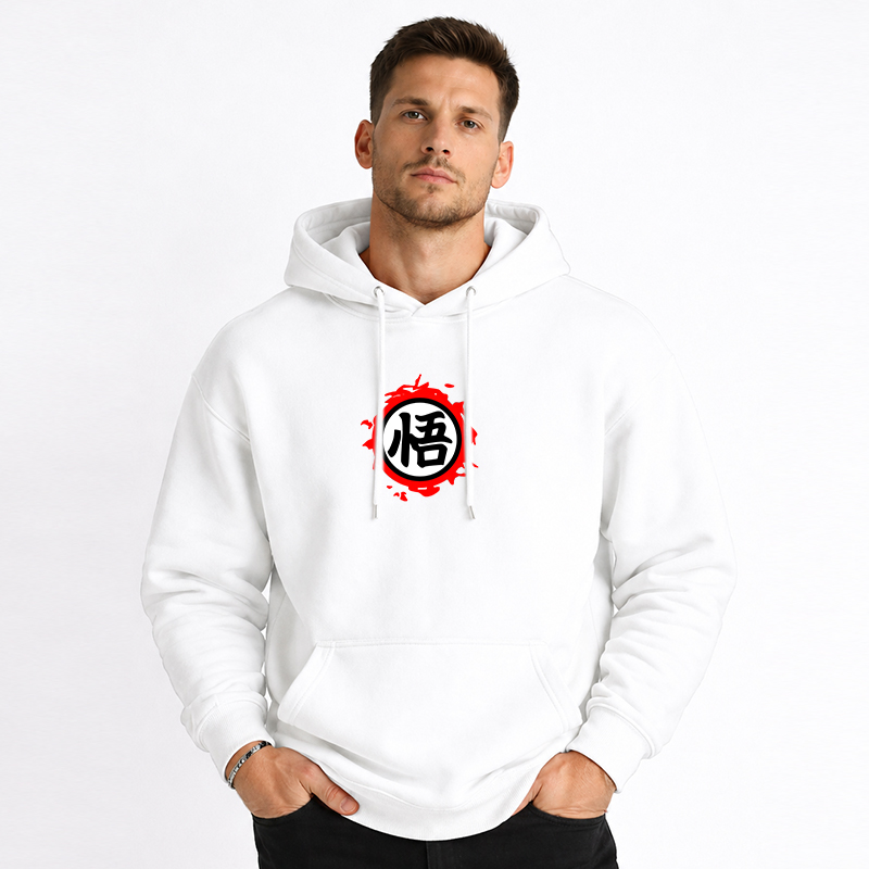 Dragon Ball Anime Goku Cartoon Print Cotton Hoodie