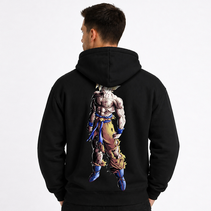 Dragon Ball Anime Goku Cartoon Print Cotton Hoodie