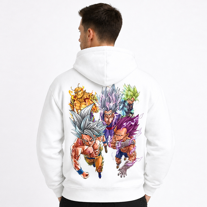 Dragon Ball Anime Cartoon Print Cotton Hoodie