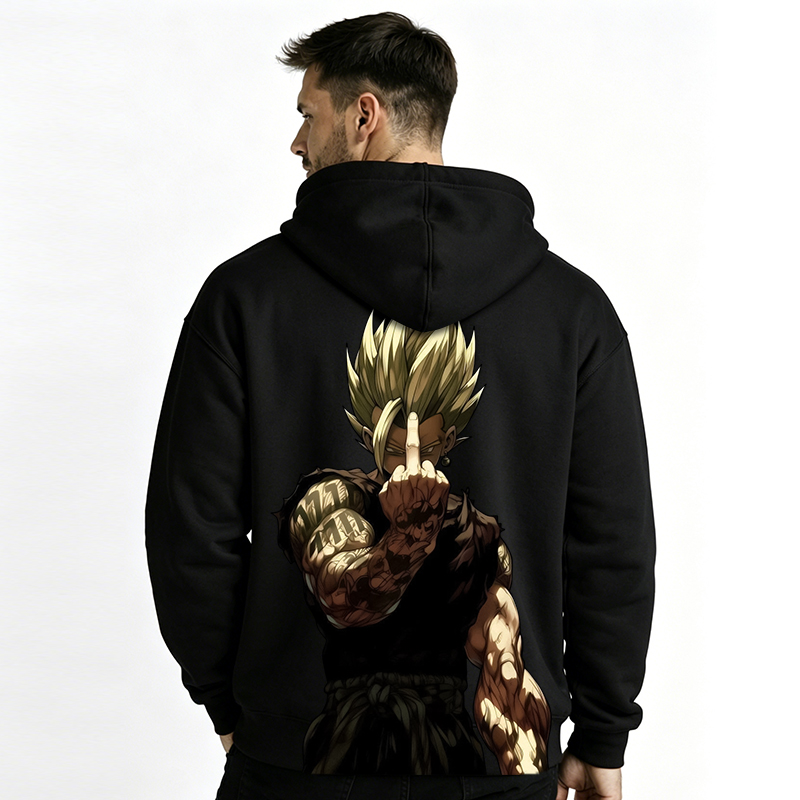 Dragon Ball Anime Goku Cartoon Print Cotton Hoodie