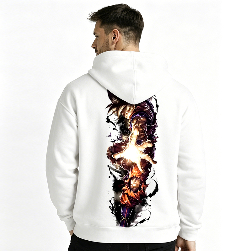 Dragon Ball Anime Goku Cartoon Print Cotton Hoodie