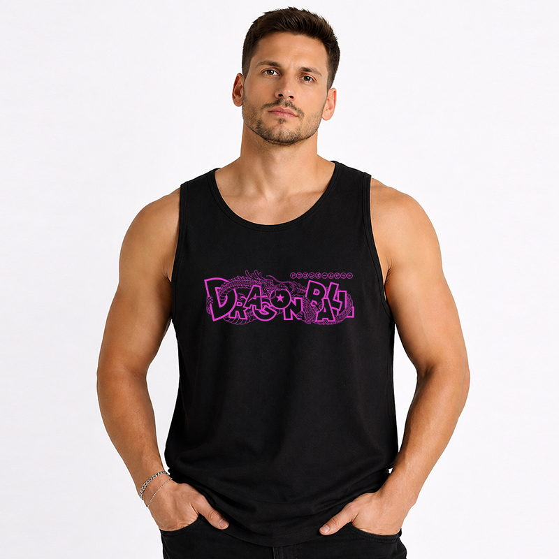 Dragon Ball Anime Majin Buu Cartoon Print Cotton Tank Top