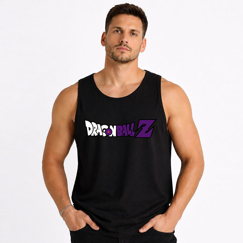 Dragon Ball Anime Goku Cartoon Print Cotton Tank Top