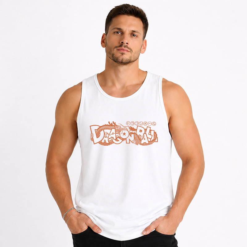 Dragon Ball Anime Vegeta Cartoon Print Cotton Tank Top