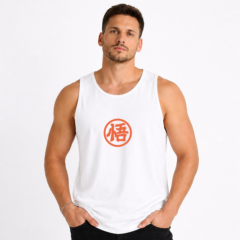 Dragon Ball Anime Cartoon Print Cotton Tank Top