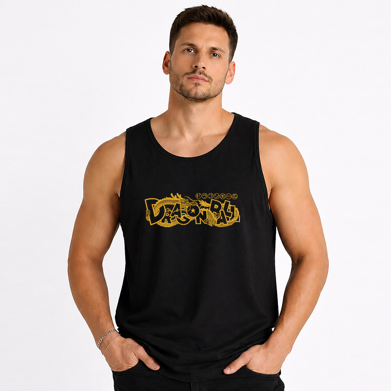 Dragon Ball Anime Vegeta Cartoon Print Cotton Tank Top