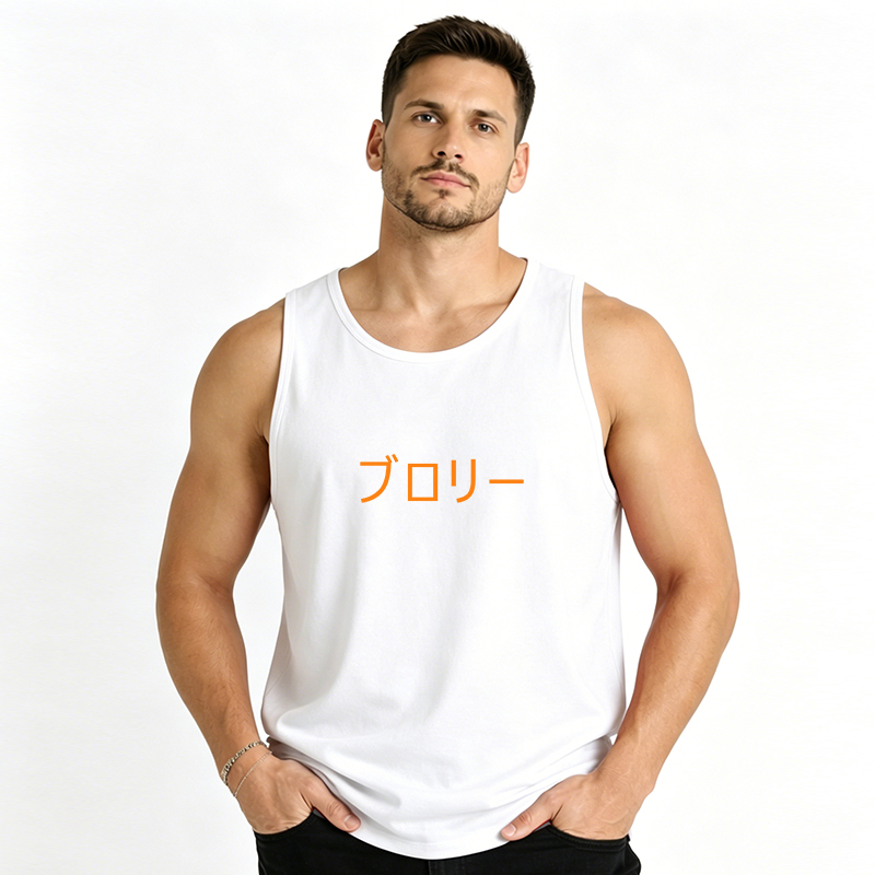 Dragon Ball Anime Goku Cartoon Print Cotton Tank Top