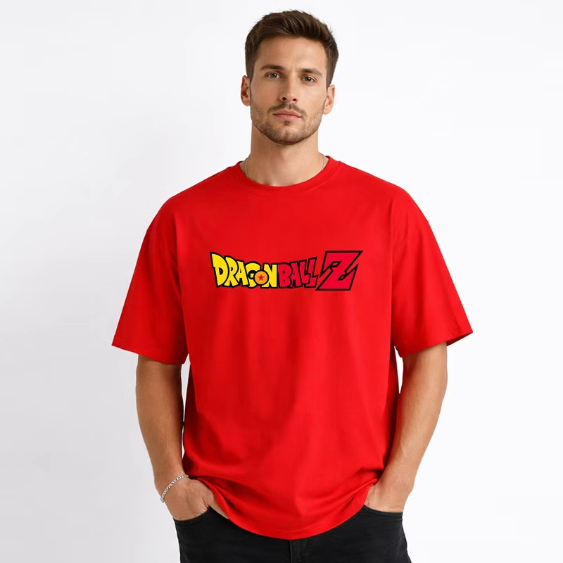 Dragon Ball Anime Vegeta Cartoon Print Cotton T-Shirt