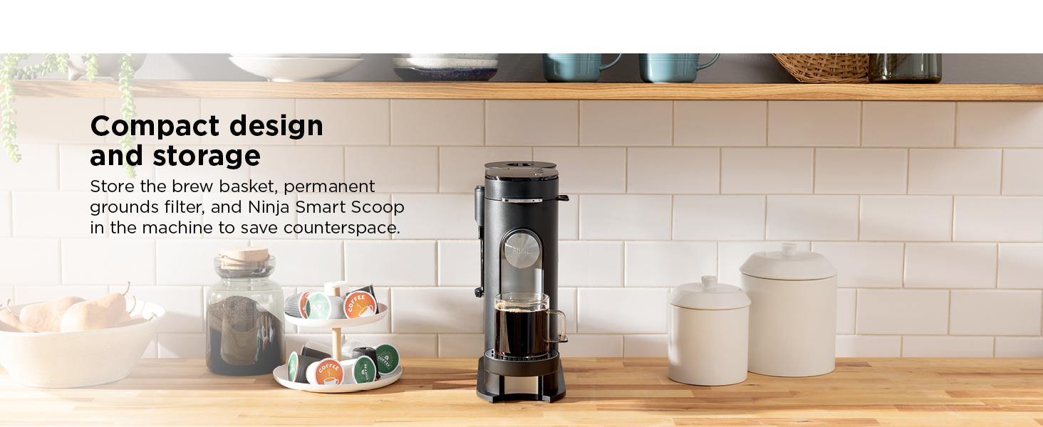 On-the-go coffee Removable reservoir Compact design