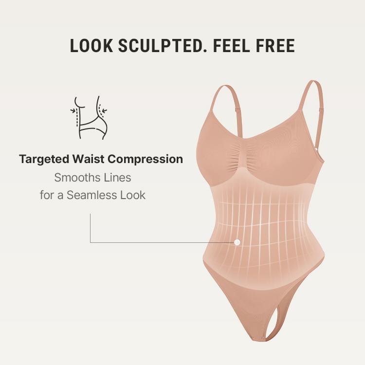 FeelinGirl Seamless Covered Bust Jumpsuit Thong Bodysuit Fit Comfort Slimming Womenswear 1 Breathable Hip Tops Soft Deals For You Days Body Hugging bodysuit shapewear Summervibes FeelinGirl Seamless Covered Bust Jumpsuit Thong Bodysuit Fit Comfort Slimming Womenswear 1 Breathable Hip Tops Soft Deals For You Days Body Hugging bodysuit shapewear Summervibes