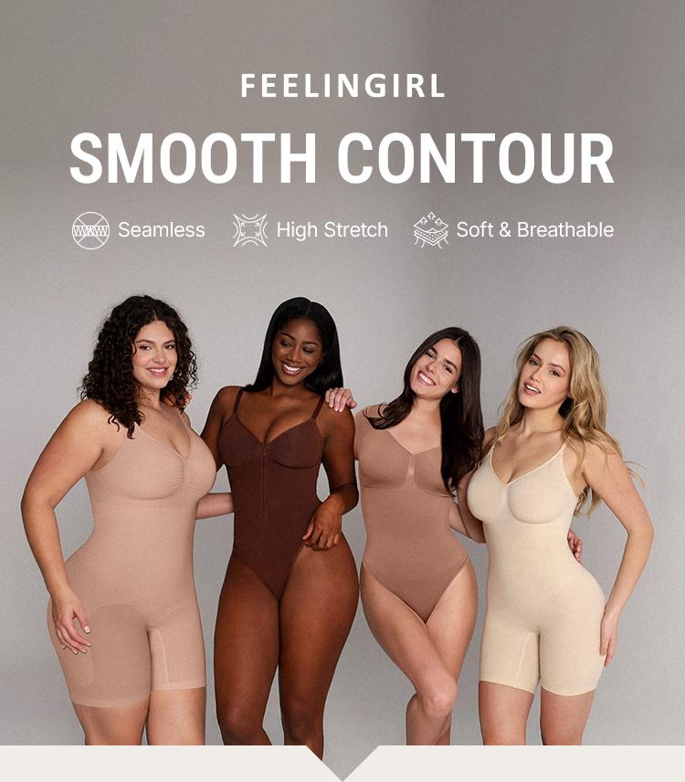 FeelinGirl Seamless Covered Bust Jumpsuit Thong Bodysuit Fit Comfort Slimming Womenswear 1 Breathable Hip Tops Soft Deals For You Days Body Hugging bodysuit shapewear Summervibes FeelinGirl Seamless Covered Bust Jumpsuit Thong Bodysuit Fit Comfort Slimming Womenswear 1 Breathable Hip Tops Soft Deals For You Days Body Hugging bodysuit shapewear Summervibes