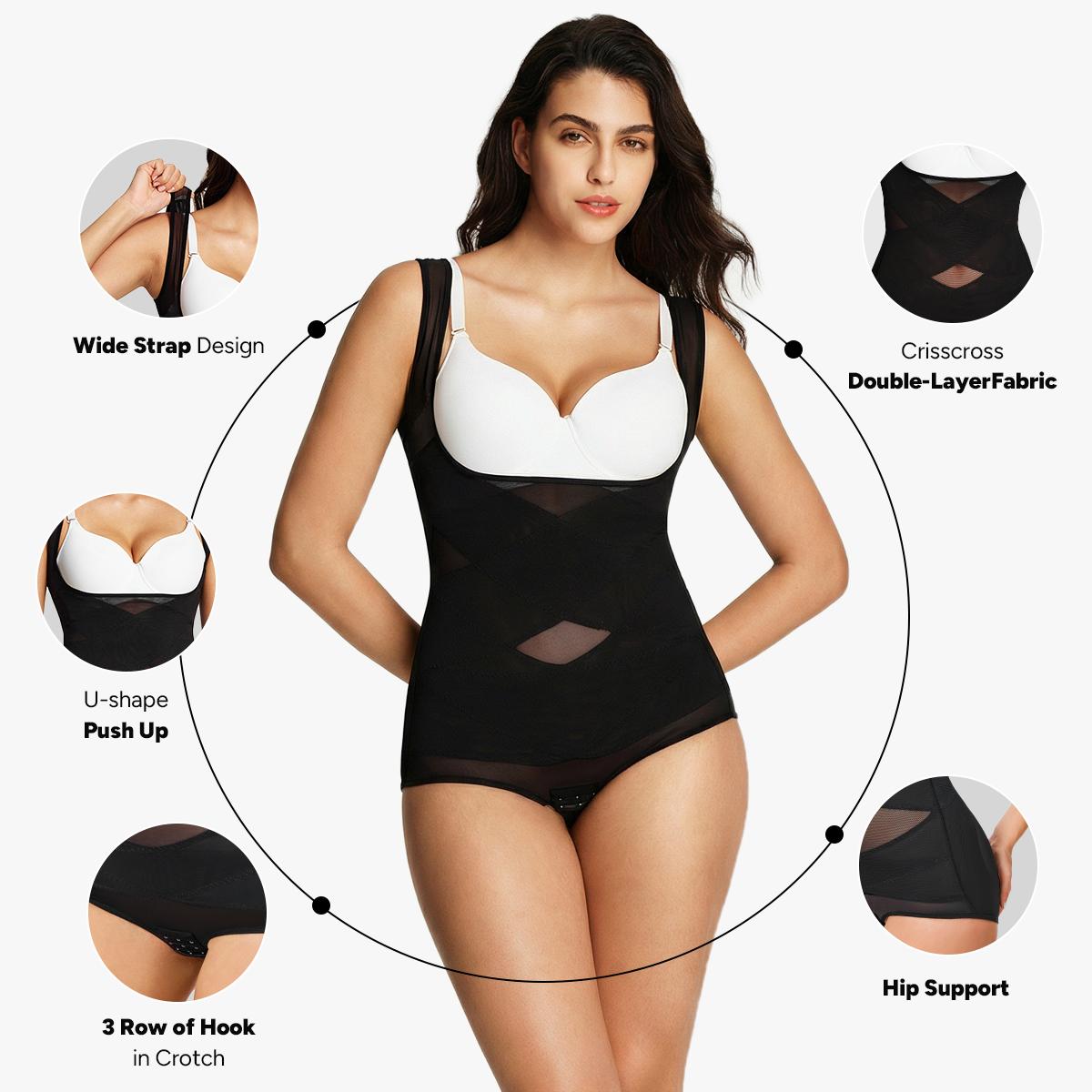 Nebility Shapewear Bodysuit | Mesh Breathable, Invisible Tummy Control | Women’s Everyday Comfortable Spandex Womenswear Basic summerwins Nebility Shapewear Bodysuit | Mesh Breathable, Invisible Tummy Control | Women’s Everyday Comfortable Spandex Womenswear Basic summerwins