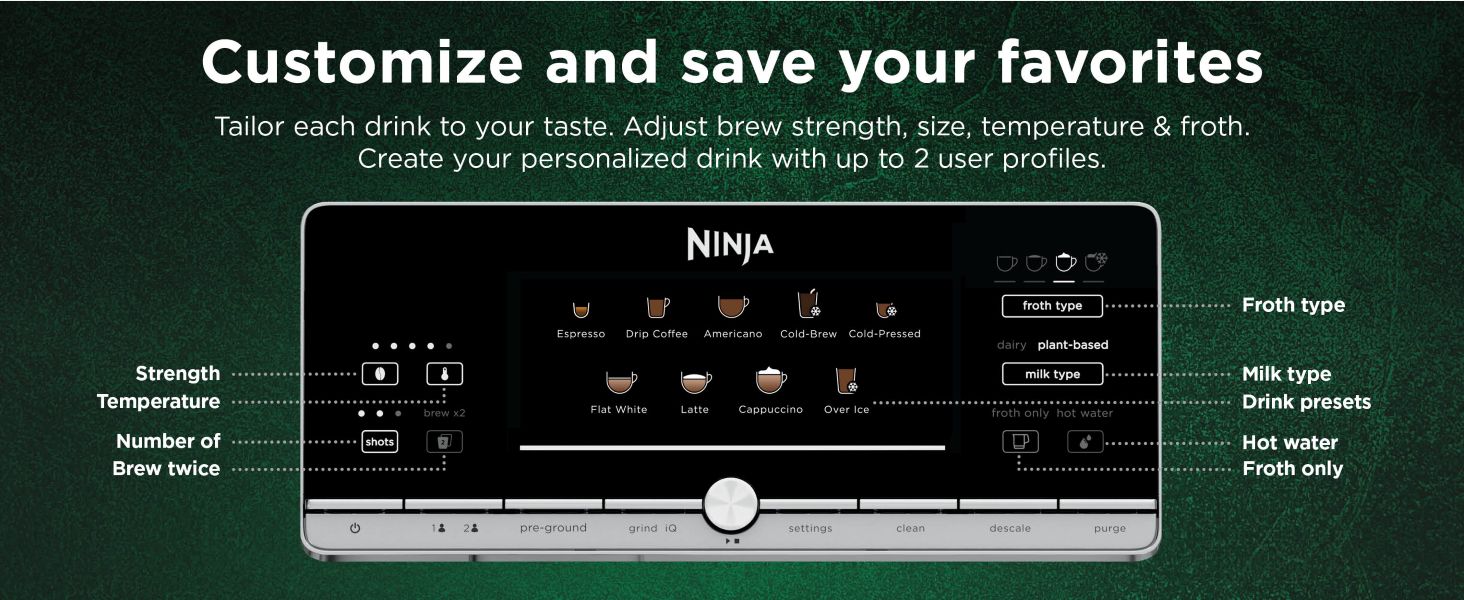 Customize and save your favorites