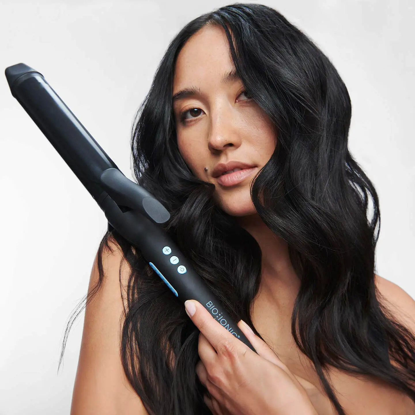 BI Long Barrel Curling Iron - Adjustable Heat & Curls