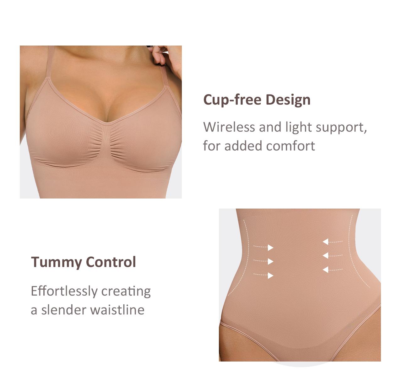 FeelinGirl #Live1 Seamless Thong Bodysuit Comfort Jumpsuit Deals For You Days Fit Adjustable Mother’s Day Style