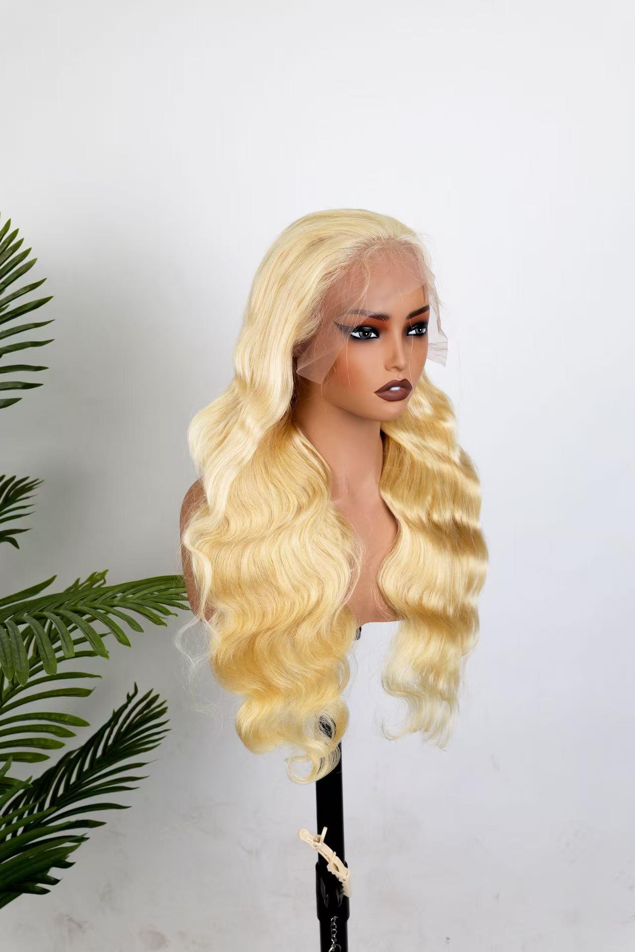 Hot Star 613 Blonde and Neon Red 180 Density Straight and Body Wave HD Transparent 13x6 Lace Front Human Hair Wigs for Women Glueless Brazilian hair Lace Frontal PrePlucked Wig Hot Star 613 Blonde and Neon Red 180 Density Straight and Body Wave HD Transparent 13x6 Lace Front Human Hair Wigs for Women Glueless Brazilian hair Lace Frontal PrePlucked Wig