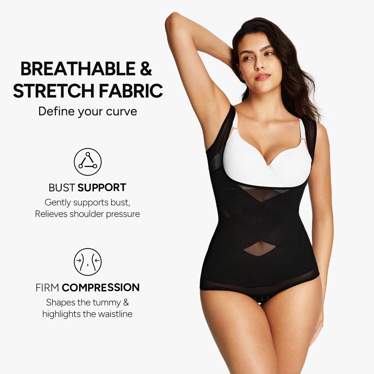 Nebility Shapewear Bodysuit | Mesh Breathable, Invisible Tummy Control | Women’s Everyday Comfortable Spandex Womenswear Basic summerwins Nebility Shapewear Bodysuit | Mesh Breathable, Invisible Tummy Control | Women’s Everyday Comfortable Spandex Womenswear Basic summerwins