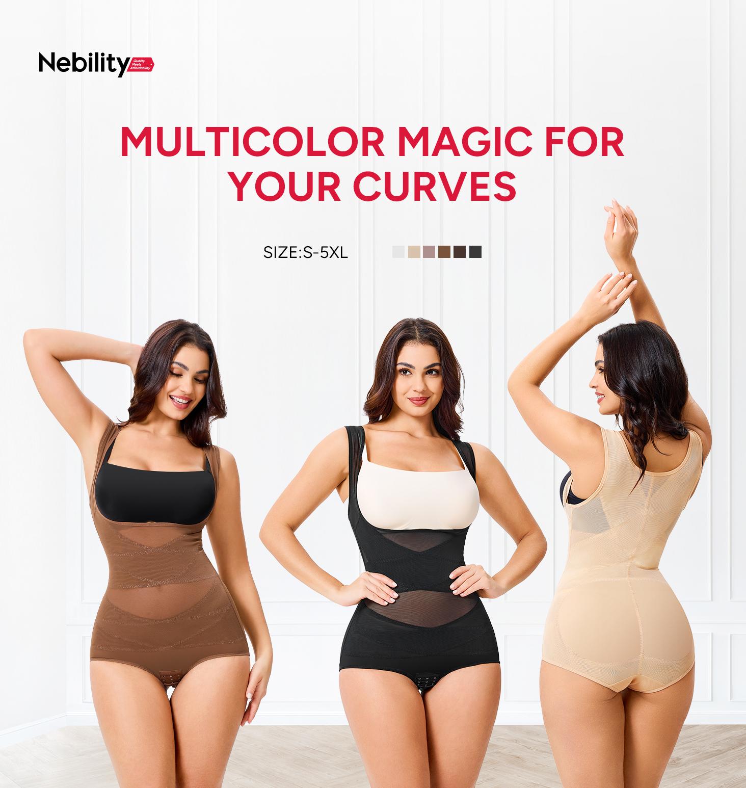 Nebility Shapewear Bodysuit | Mesh Breathable, Invisible Tummy Control | Women’s Everyday Comfortable Spandex Womenswear Basic summerwins Nebility Shapewear Bodysuit | Mesh Breathable, Invisible Tummy Control | Women’s Everyday Comfortable Spandex Womenswear Basic summerwins