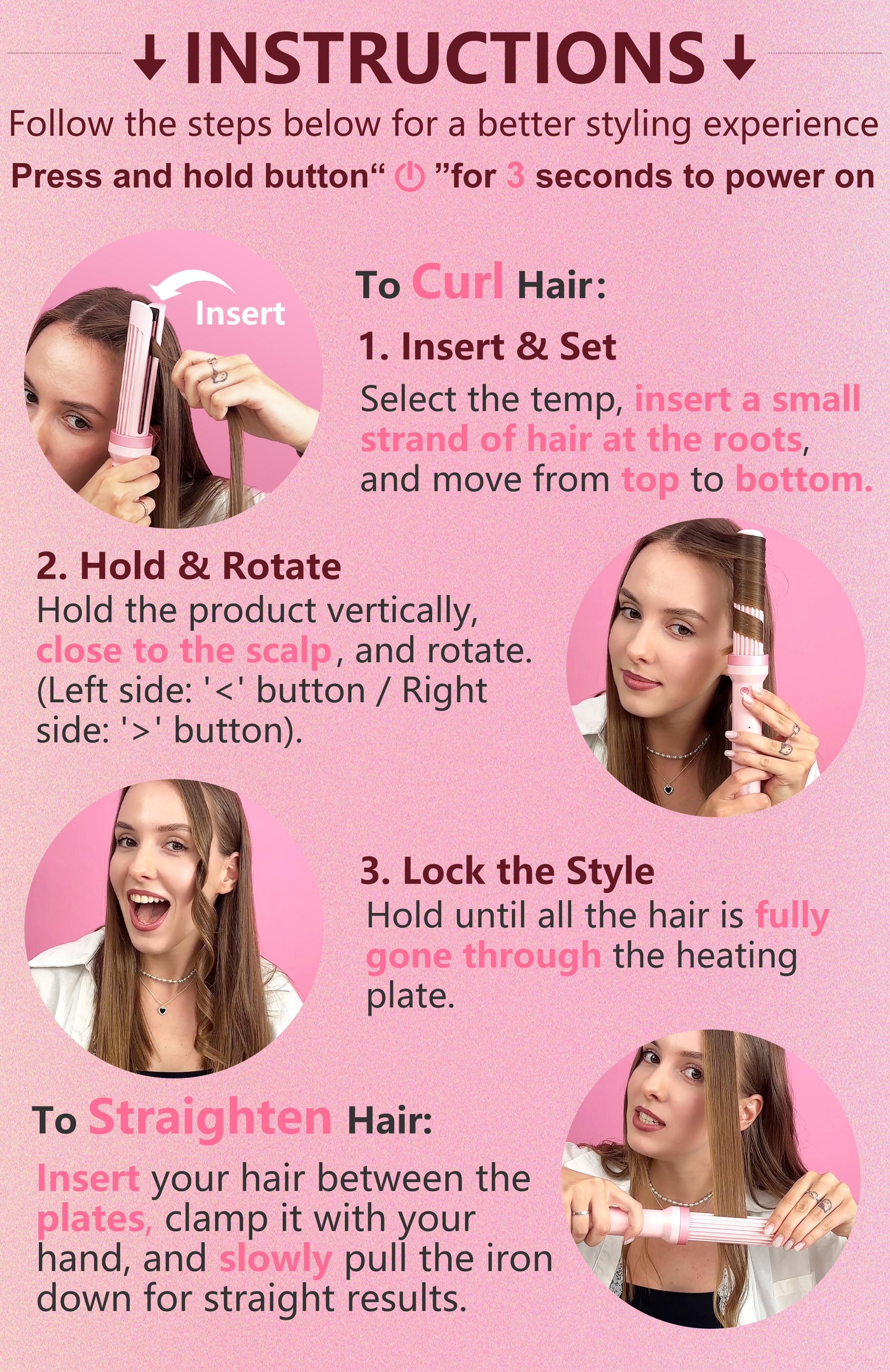 FORLIFA Pro HyperCurve 3-in-1 Automatic Curler & Straightener, 5 Min Quick Styling, 360° Cooling Airflow, 1.1Billion Negative Ions, Triple Hair Protection, 2-Way Rotation, Anti-Scald, Anti-Tangle Hair Styling Tool, Summervibes FORLIFA Pro HyperCurve 3-in-1 Automatic Curler & Straightener, 5 Min Quick Styling, 360° Cooling Airflow, 1.1Billion Negative Ions, Triple Hair Protection, 2-Way Rotation, Anti-Scald, Anti-Tangle Hair Styling Tool, Summervibes