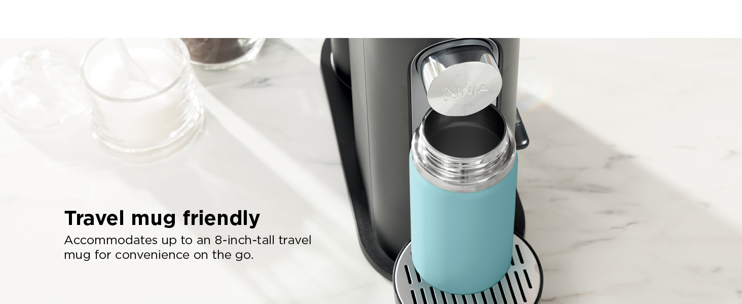 On-the-go coffee Removable reservoir Compact design