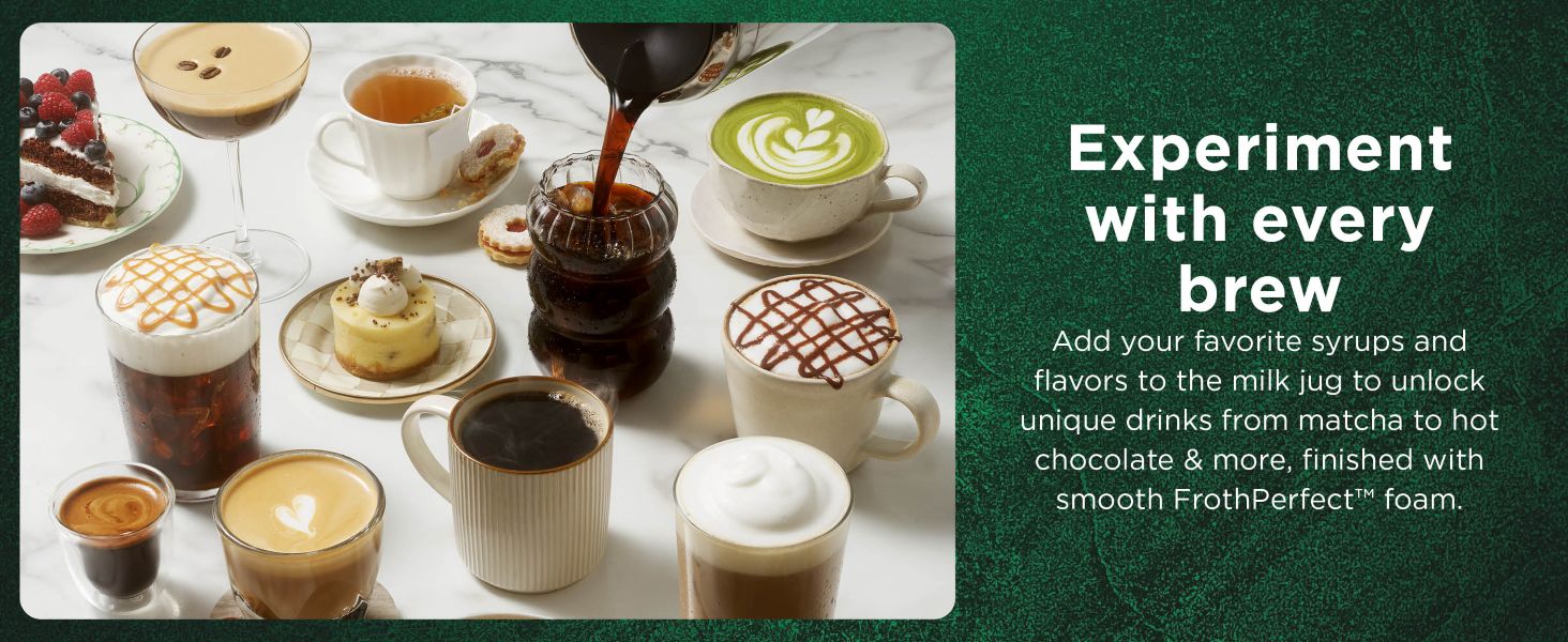 Experiment with every brew