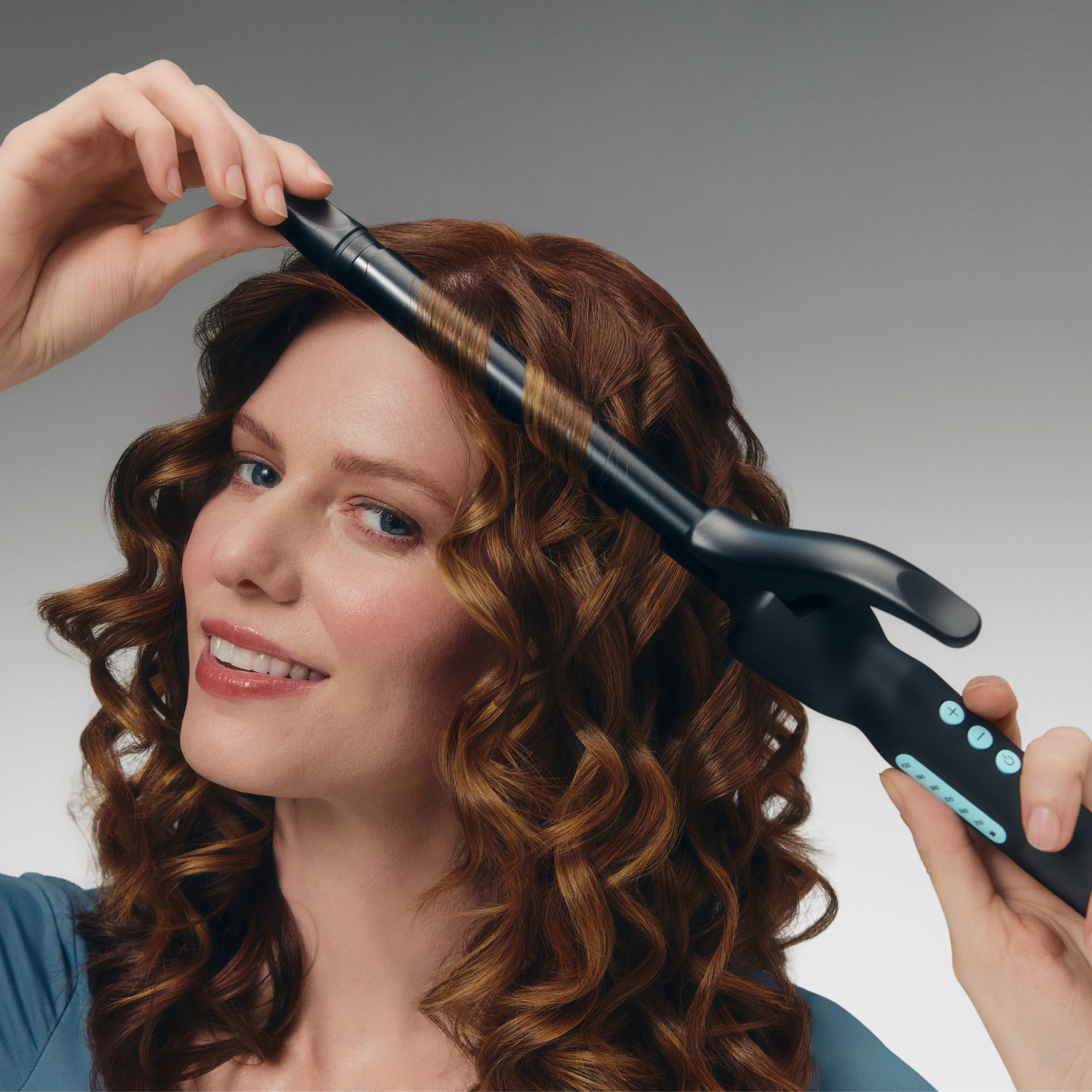 BI Long Barrel Curling Iron - Adjustable Heat & Curls