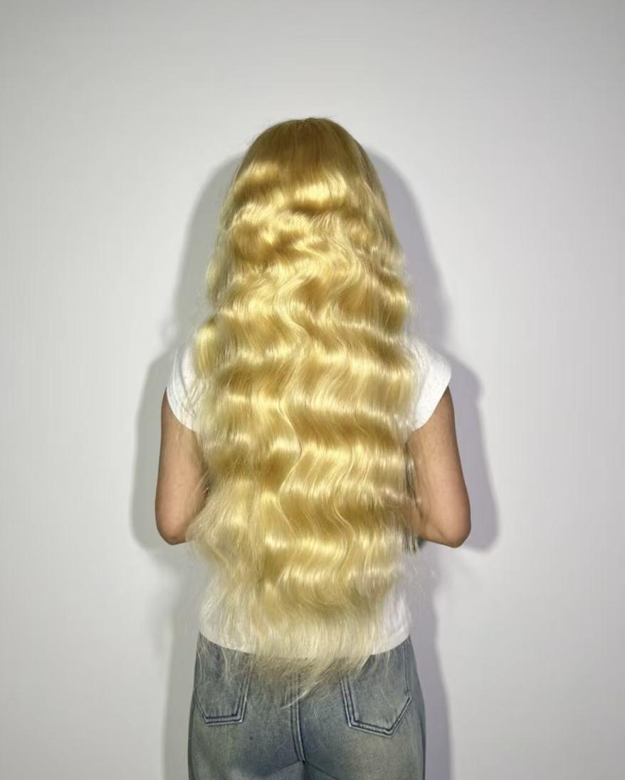 Hot Star 613 Blonde and Neon Red 180 Density Straight and Body Wave HD Transparent 13x6 Lace Front Human Hair Wigs for Women Glueless Brazilian hair Lace Frontal PrePlucked Wig Hot Star 613 Blonde and Neon Red 180 Density Straight and Body Wave HD Transparent 13x6 Lace Front Human Hair Wigs for Women Glueless Brazilian hair Lace Frontal PrePlucked Wig