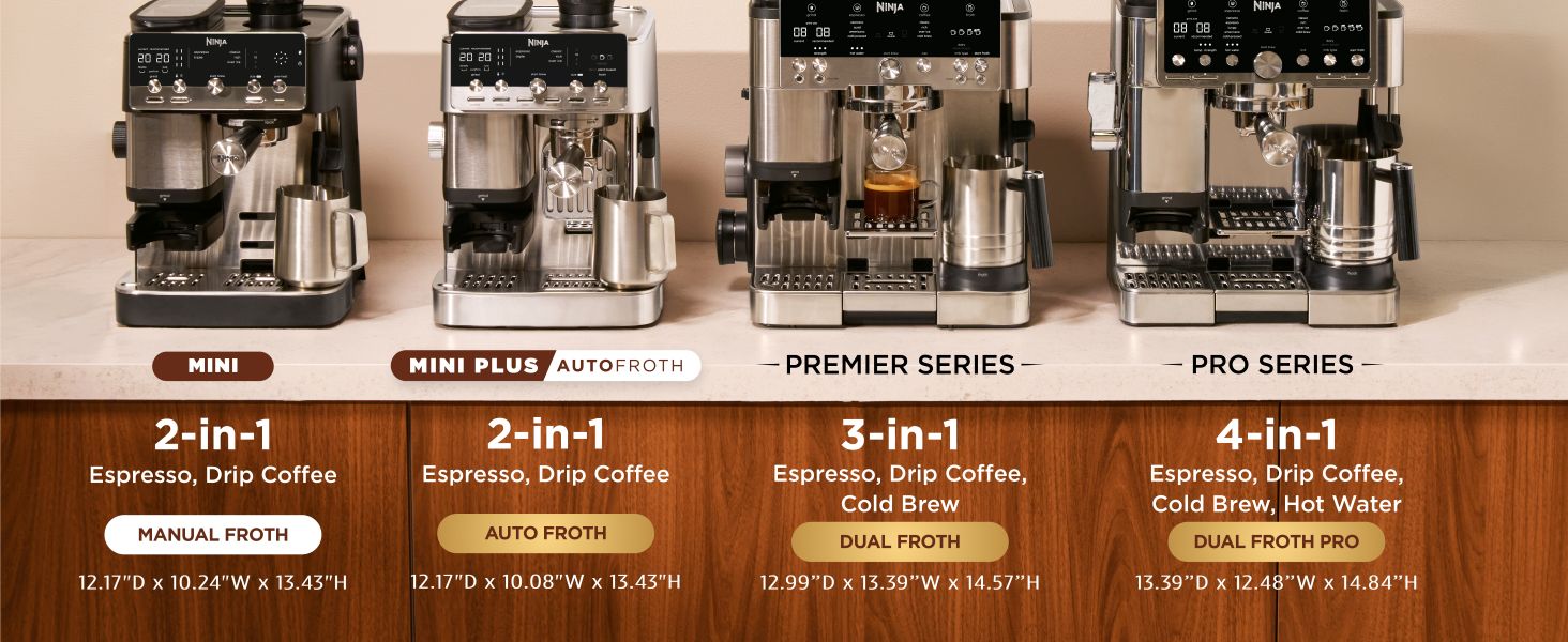 2-in-1 Espresso, Drip Coffee