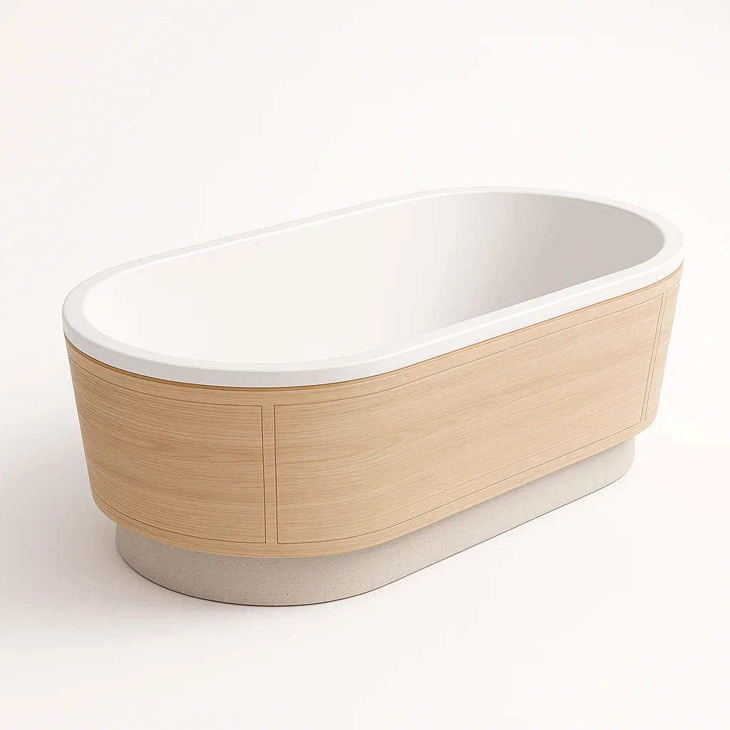Mobilier de salle de bain,Baignoire-Cozyzivo