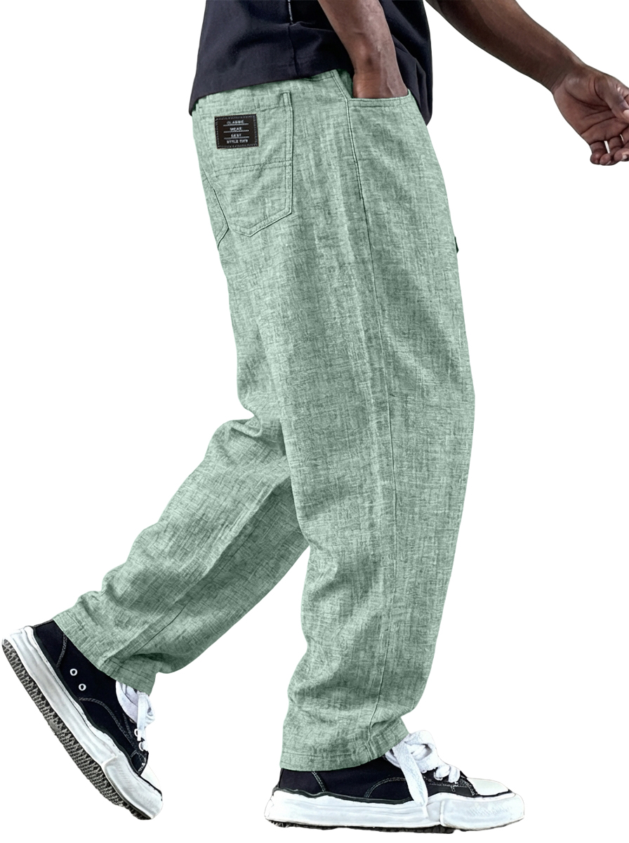 Leinen-Freizeithose für Herren-deurabatt