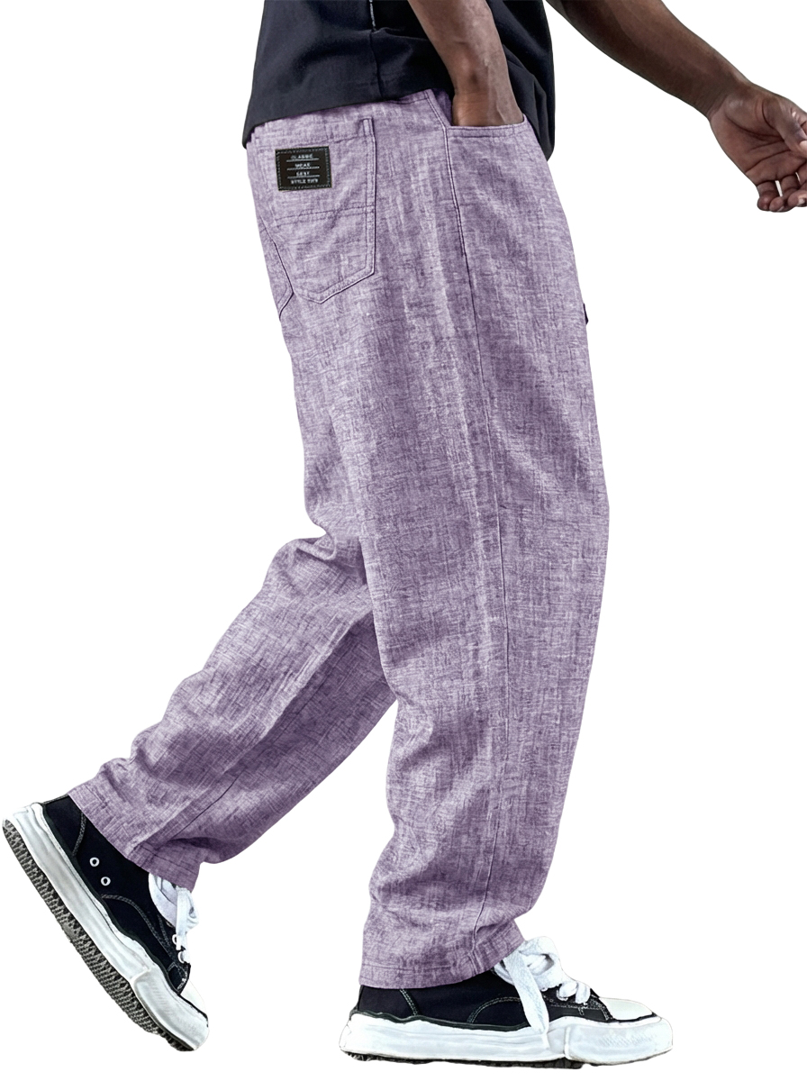 Leinen-Freizeithose für Herren-deurabatt
