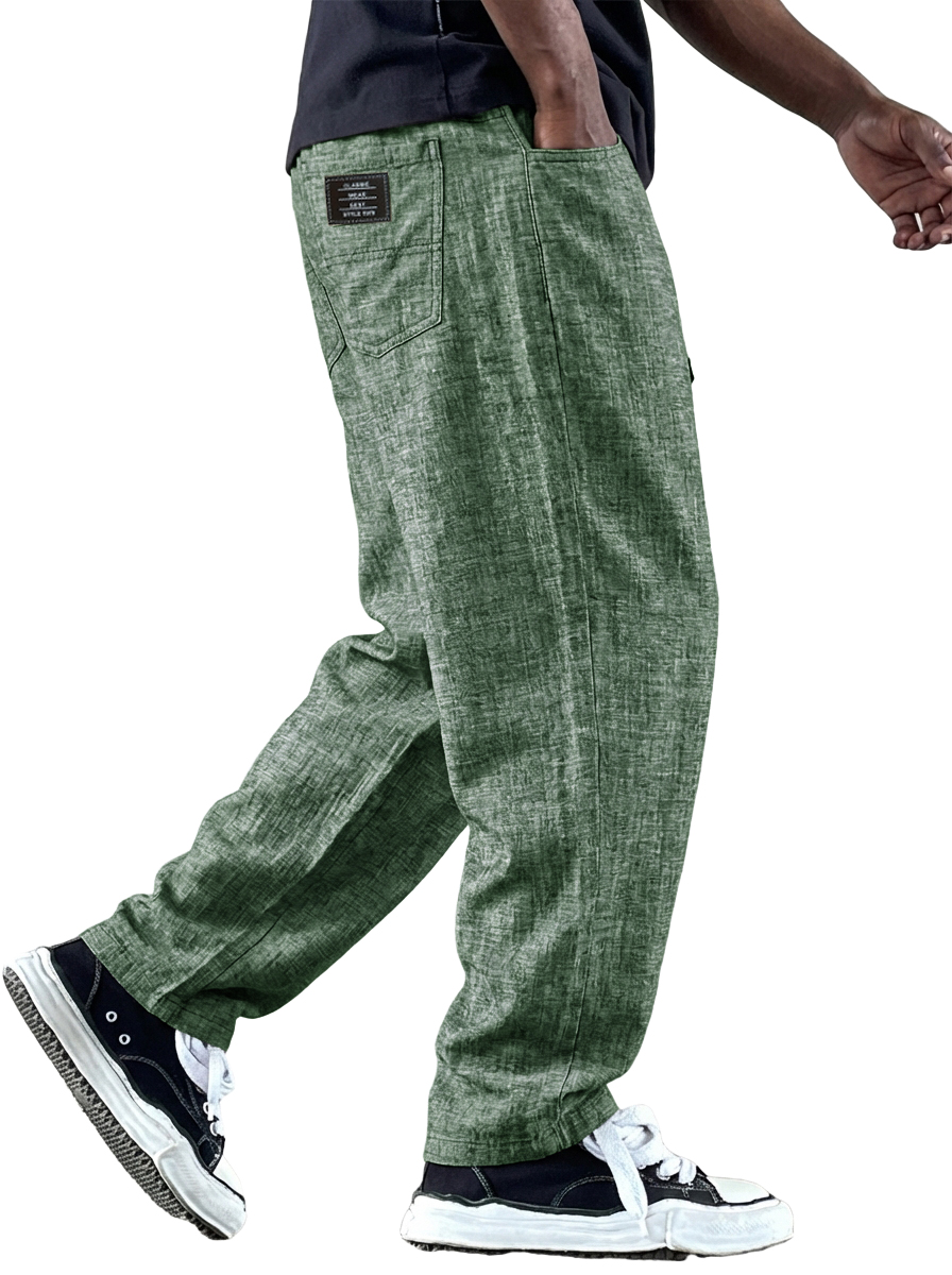 Leinen-Freizeithose für Herren-deurabatt