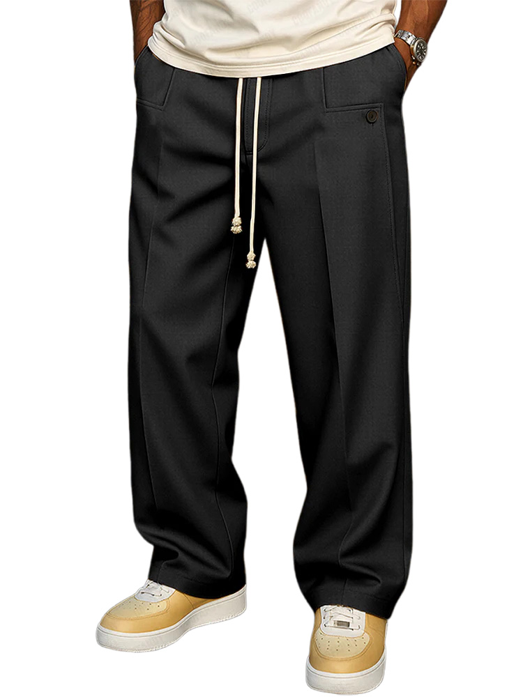 Bequeme, urbane Freizeithose mit Kordelzug-deurabatt