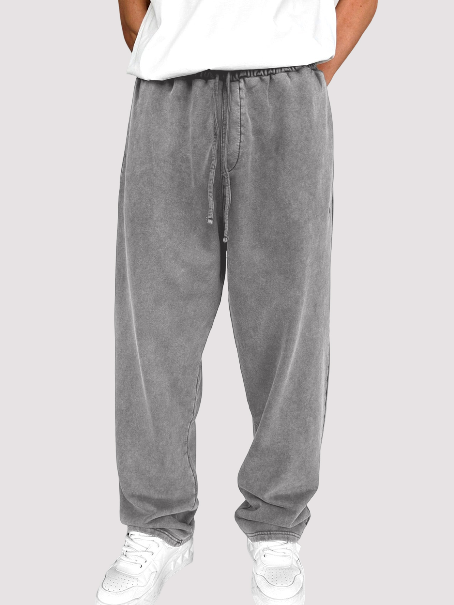 Herren Vintage Gewaschen Textur Modische Bequeme Kordelzughose-deurabatt
