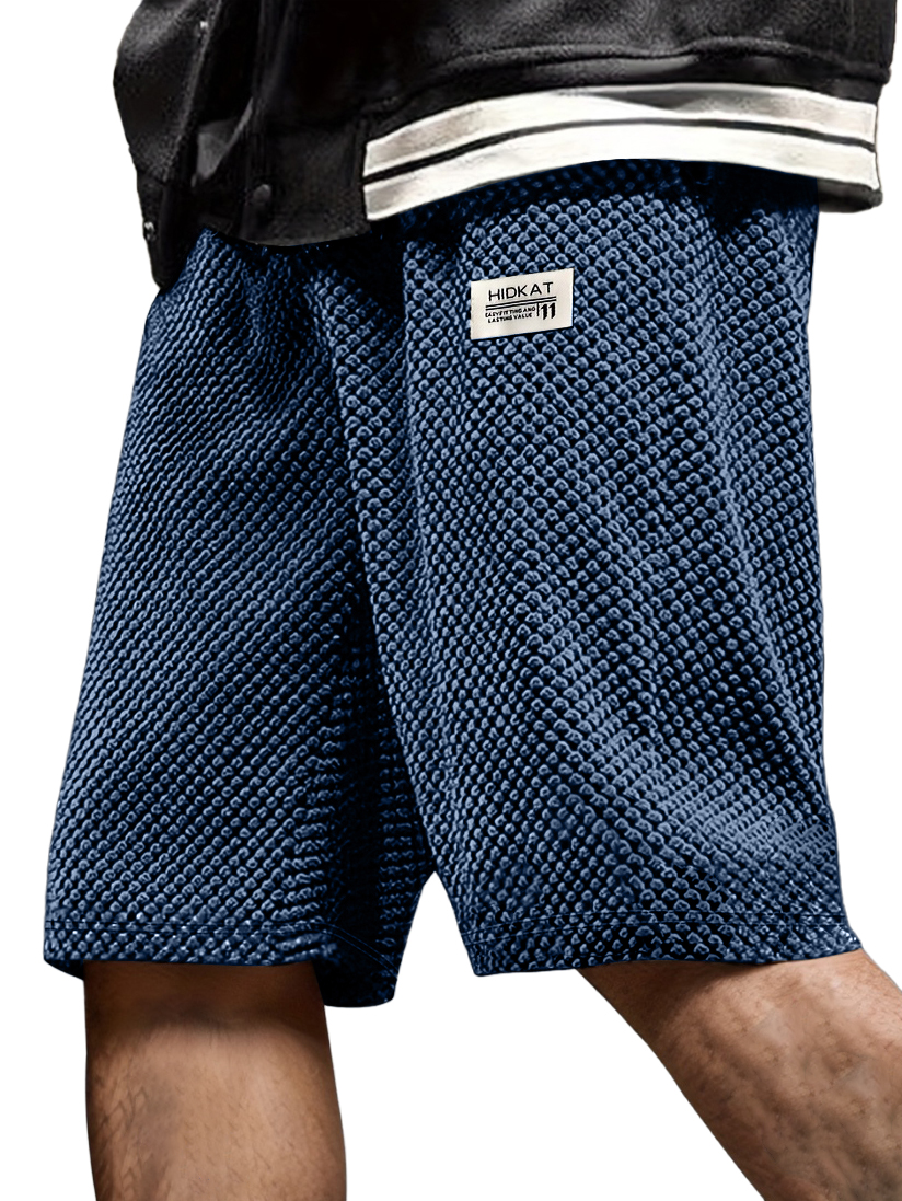 Herren Retro Freizeit Bestickte Logo Corduroy Shorts-ZierMode
