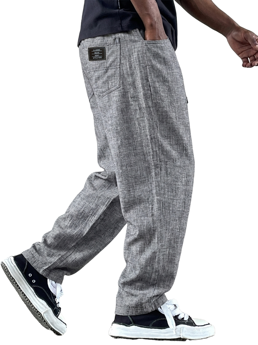 Leinen-Freizeithose für Herren-deurabatt