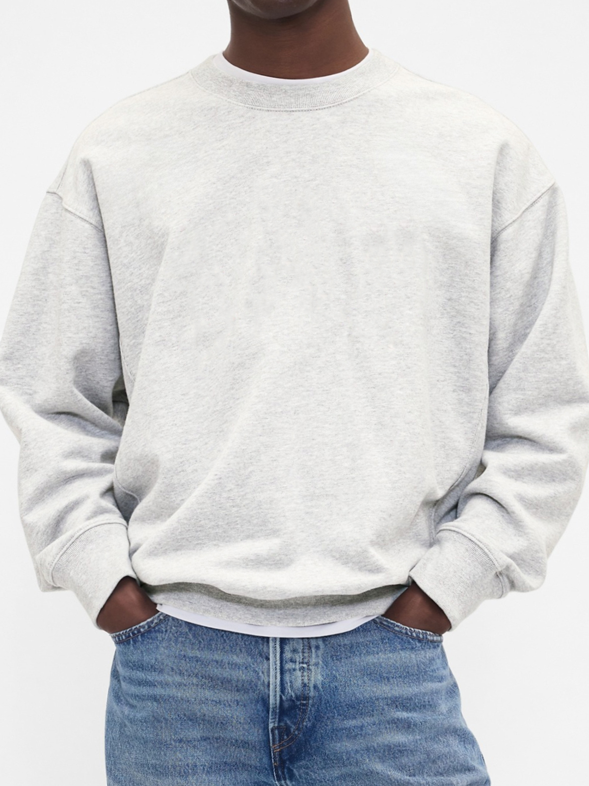 Stilvoller Basic-Pullover für Herren mit Rundhalsausschnitt-deurabatt