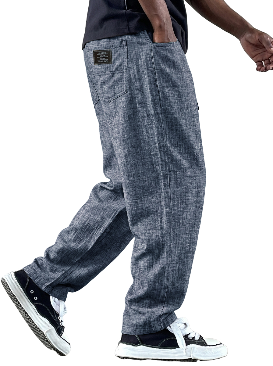 Leinen-Freizeithose für Herren-deurabatt