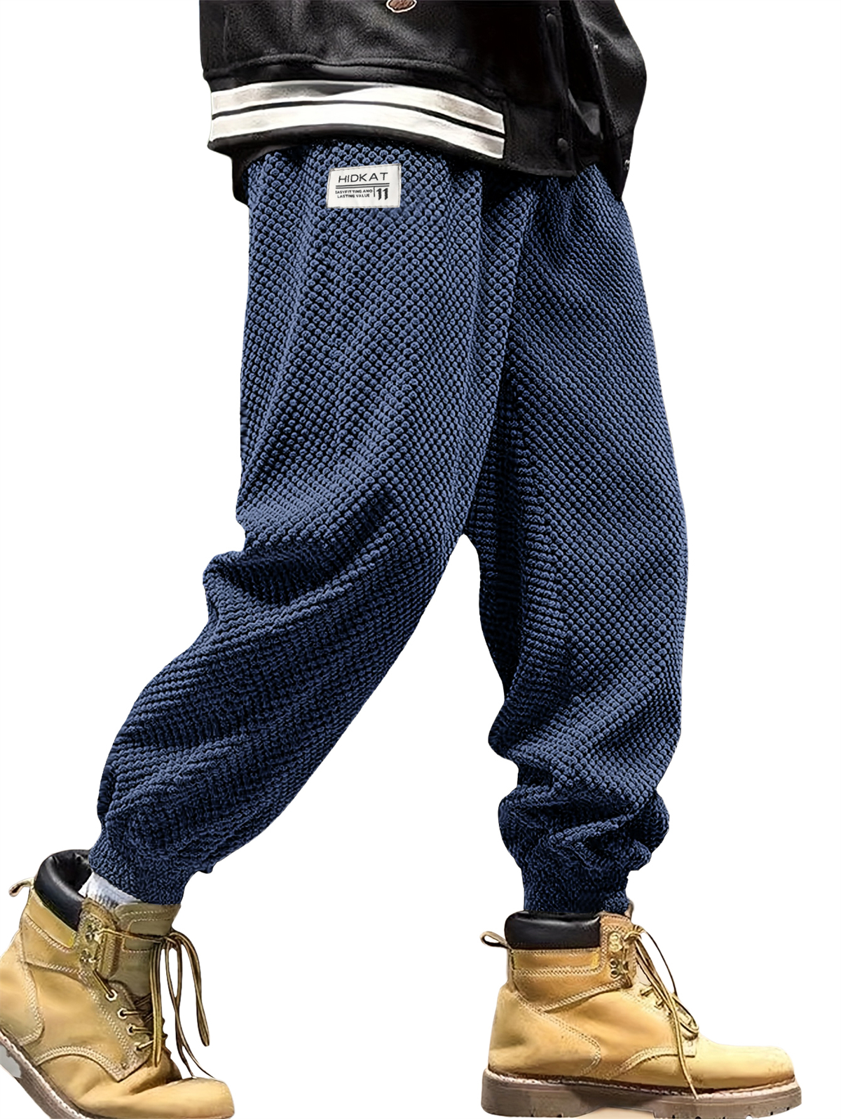 Herren Freizeit Einfache Bestickte Logo Corduroy Jogginghose-deurabatt