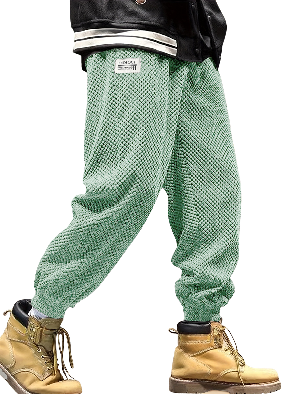 Herren Freizeit Einfache Bestickte Logo Corduroy Jogginghose-deurabatt