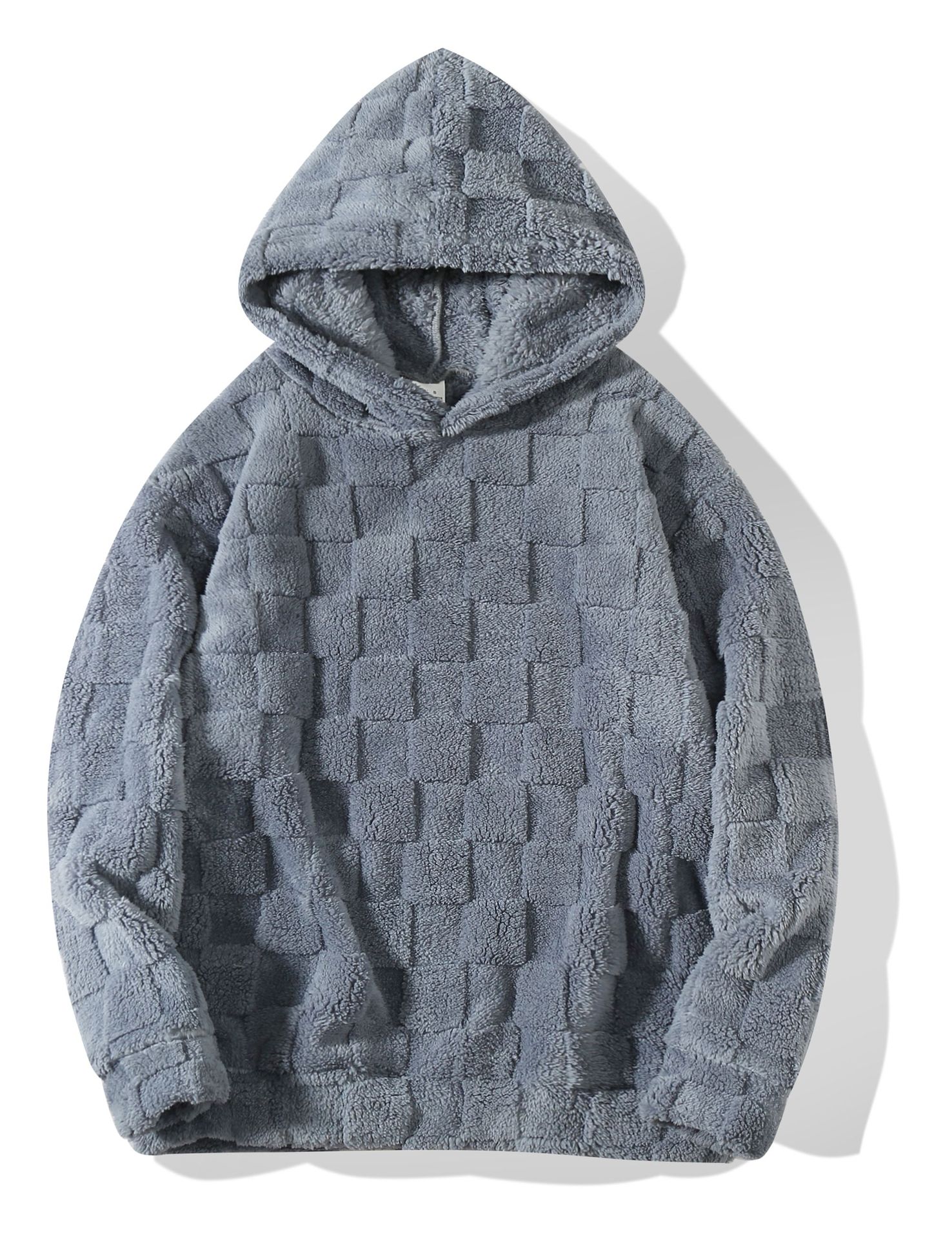 Herren Wende-Fleece Kapuzenpullover und Hose Zwei-Teile-Set-ZierMode